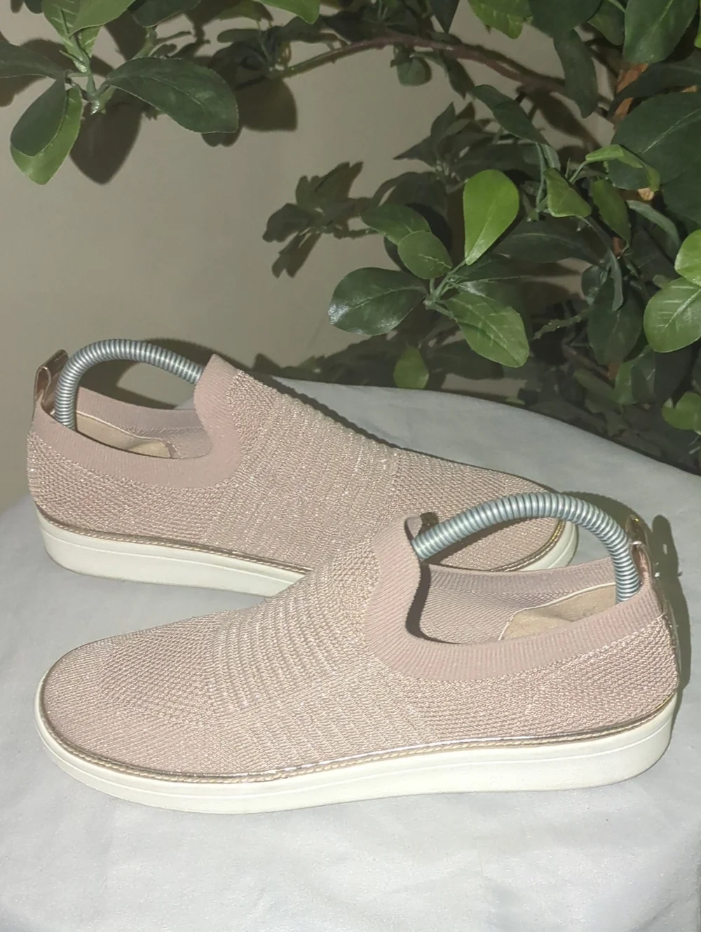 LifeStride Women's Slip-On Knit Sneakers - Blush